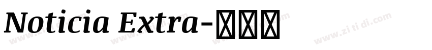Noticia Extra字体转换